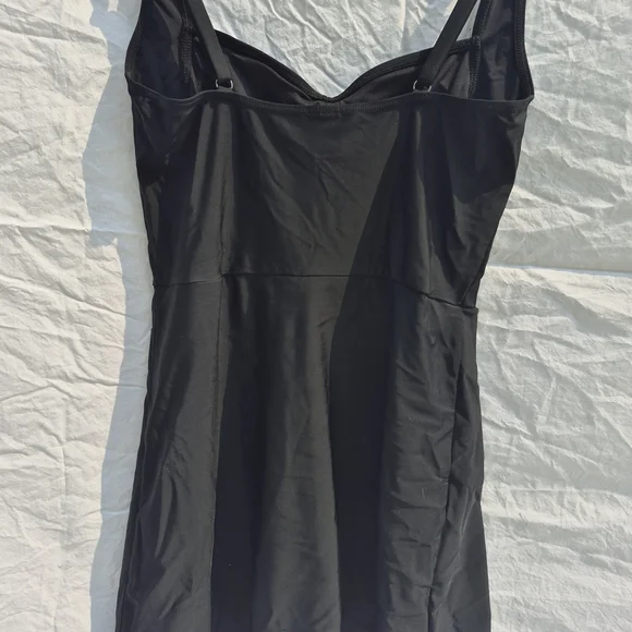 Black Comfortable Swim Dress - Picture 2 of 3